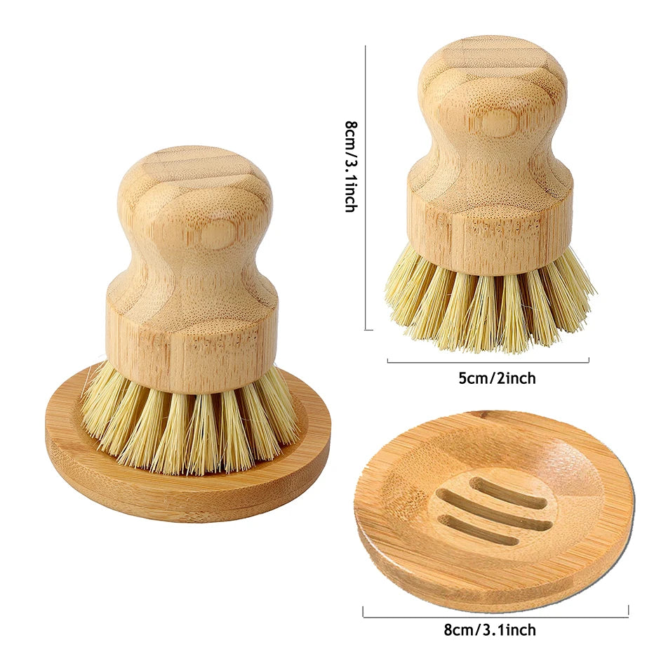 Bamboo Dish Scrubby